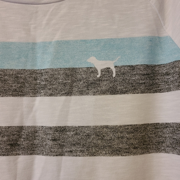 PINK Victoria's Secret Boatneck Lightweight   Long Sleeve Pullover - Picture 3 of 6